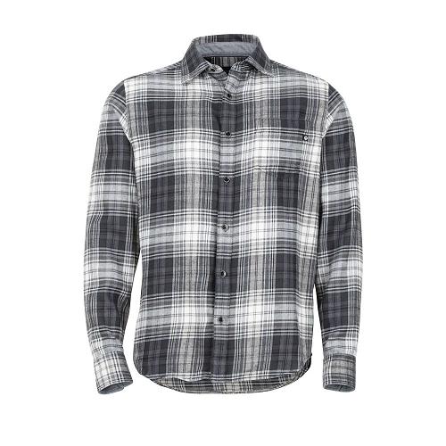 Marmot Clothes Grey White NZ - Fairfax Shirts Mens NZ8159267